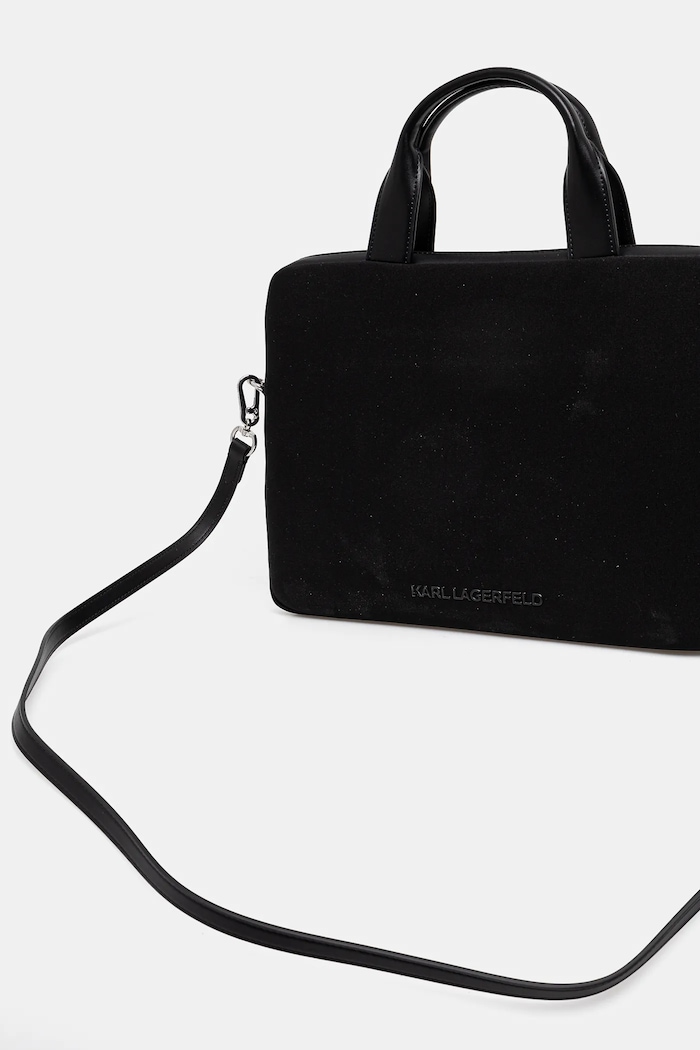 Karl Lagerfeld geantă laptop negru A1M32021
