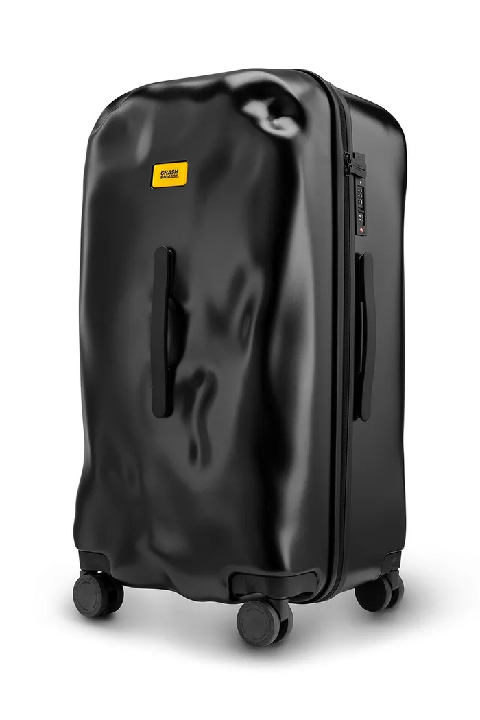 Kiegészítők Crash Baggage bőrönd TRUNK 36x35x72 cm CB168 fekete