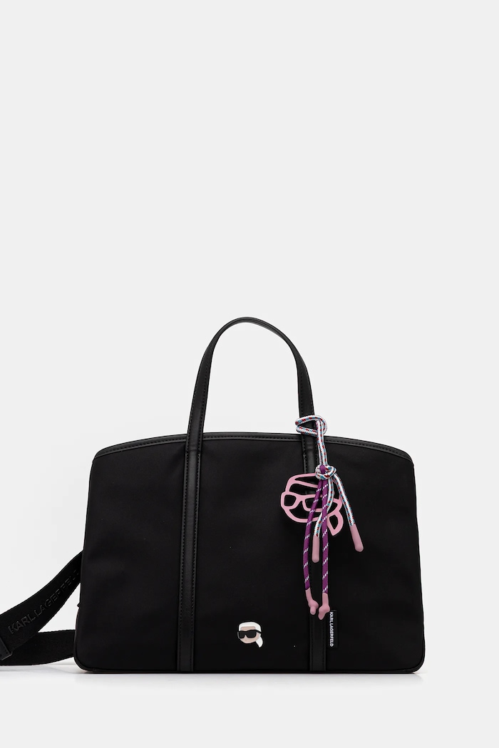 Karl Lagerfeld Geantă IKON negru A4W30017