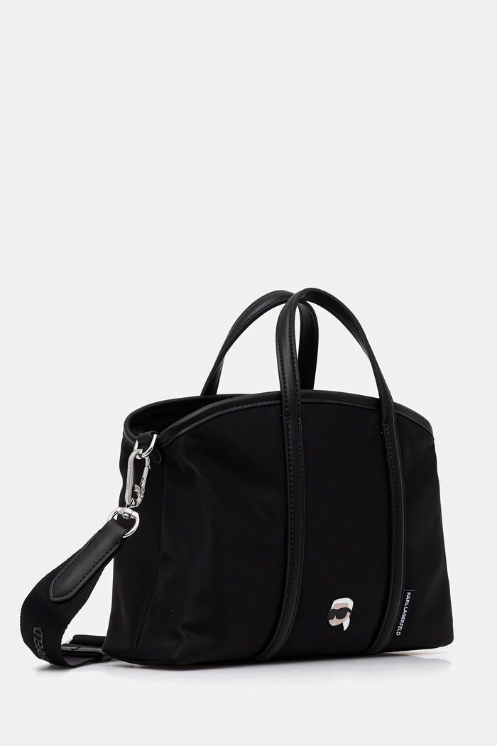 Karl Lagerfeld Geantă IKON A4W30018 negru AA00