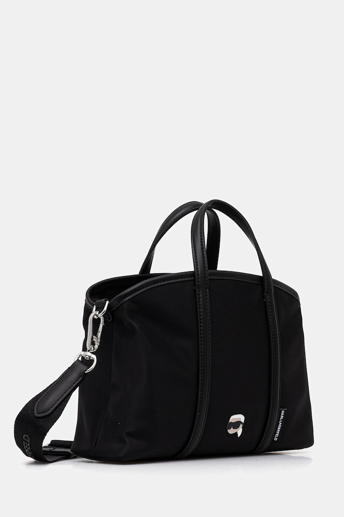 Karl Lagerfeld Geantă IKON A4W30018 negru AA00