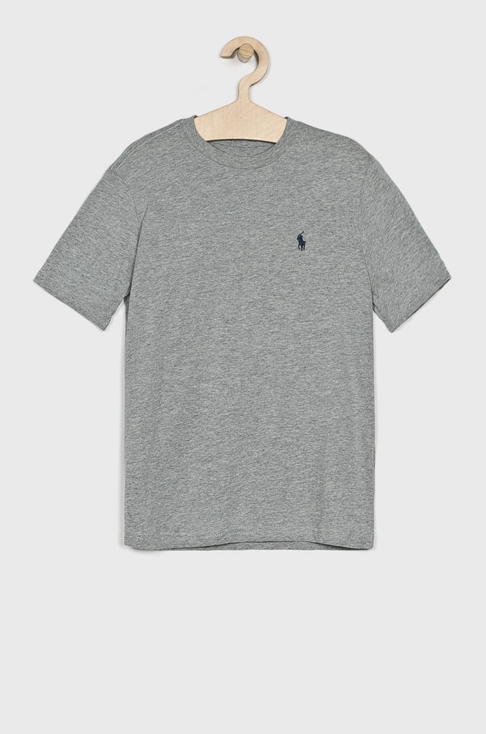Polo Ralph Lauren - Дитяча футболка 134-176 cm меланж сірий 323674984001