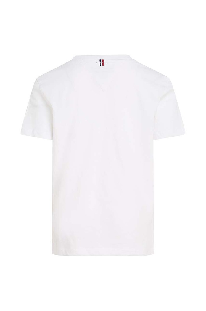 Chlapec Tommy Hilfiger - Detské tričko 74-176 cm KB0KB04140 biela