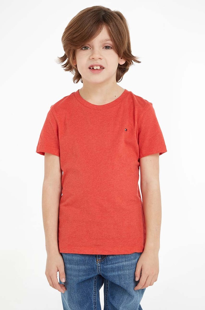 Tommy Hilfiger - Gyerek póló 74-176 cm pamut narancssárga KB0KB04140
