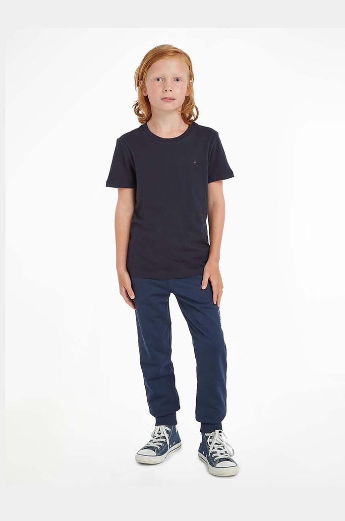 Dětské tričko Tommy Hilfiger 74-176 cm kulatý námořnická modř KB0KB04140