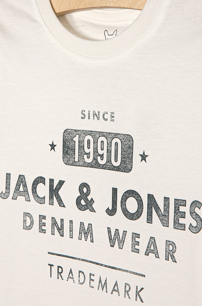 Băieți Jack & Jones - Tricou copii 128-176 cm 12158416 alb