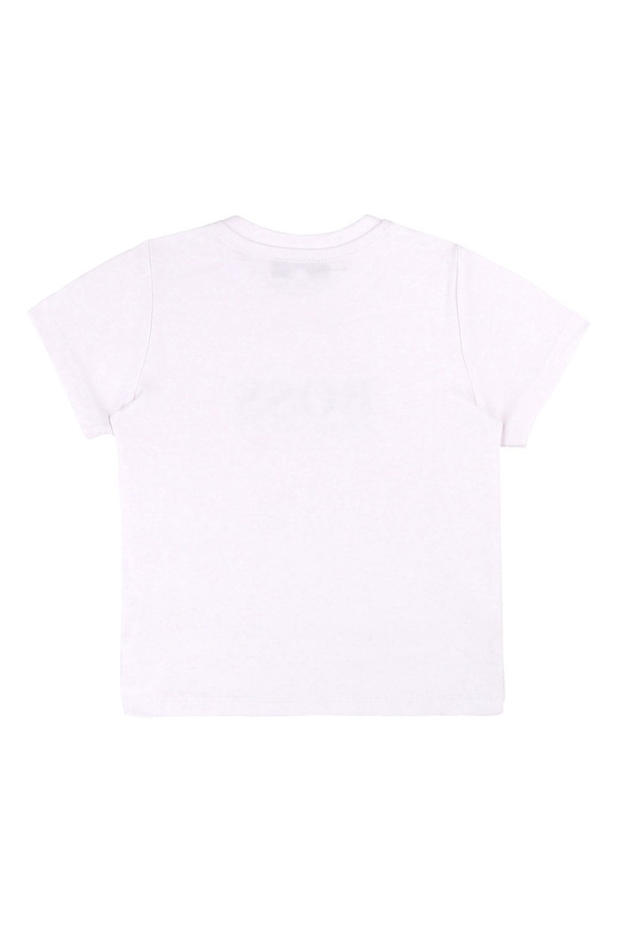 BOSS - T-shirt dziecięcy J05P07 J05P07 biały AA00