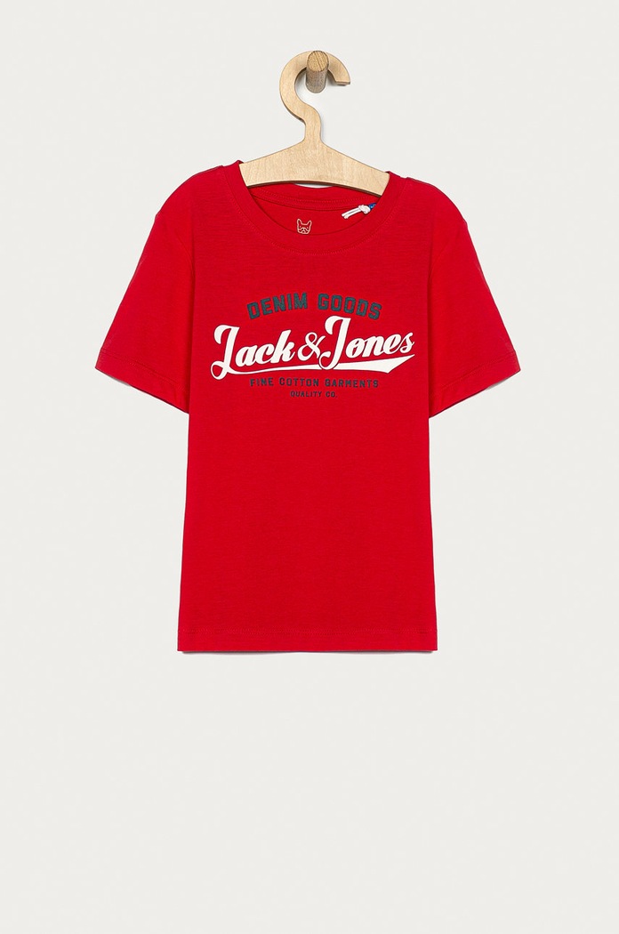 Jack & Jones - T-shirt dziecięcy 128-176 cm nadruk czerwony 12173882