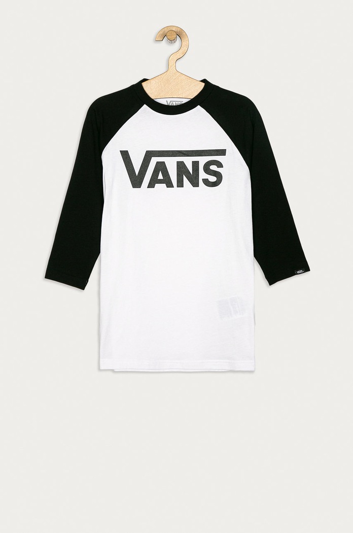 Vans - Dječja majica dugih rukava 129-173 cm VN0003P3YB21 bijela AA00