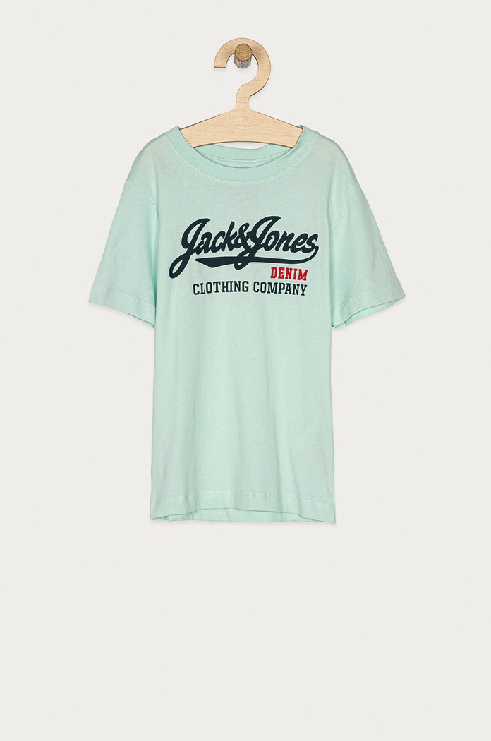 Jack & Jones - Detské tričko 128-140 cm bavlna tyrkysová 12173882.