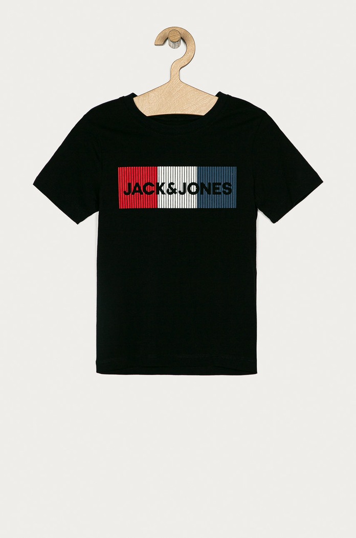 Jack & Jones - Dětské tričko 128-176 cm kulatý černá 12152730.