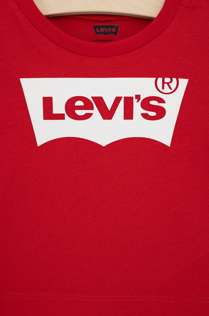 Băieți Levi's Tricou copii 6E8157.NOS.B rosu