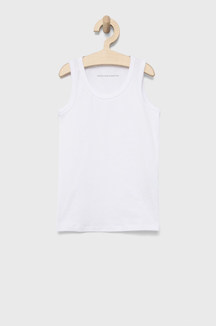 United Colors of Benetton top dziecięcy (2-pack) 3MC10H014.G.CONTINUATIV granatowy