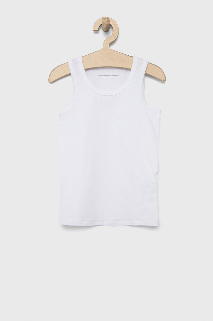 United Colors of Benetton top dziecięcy (2-pack) 3MC10H014.G.CONTINUATIV szary