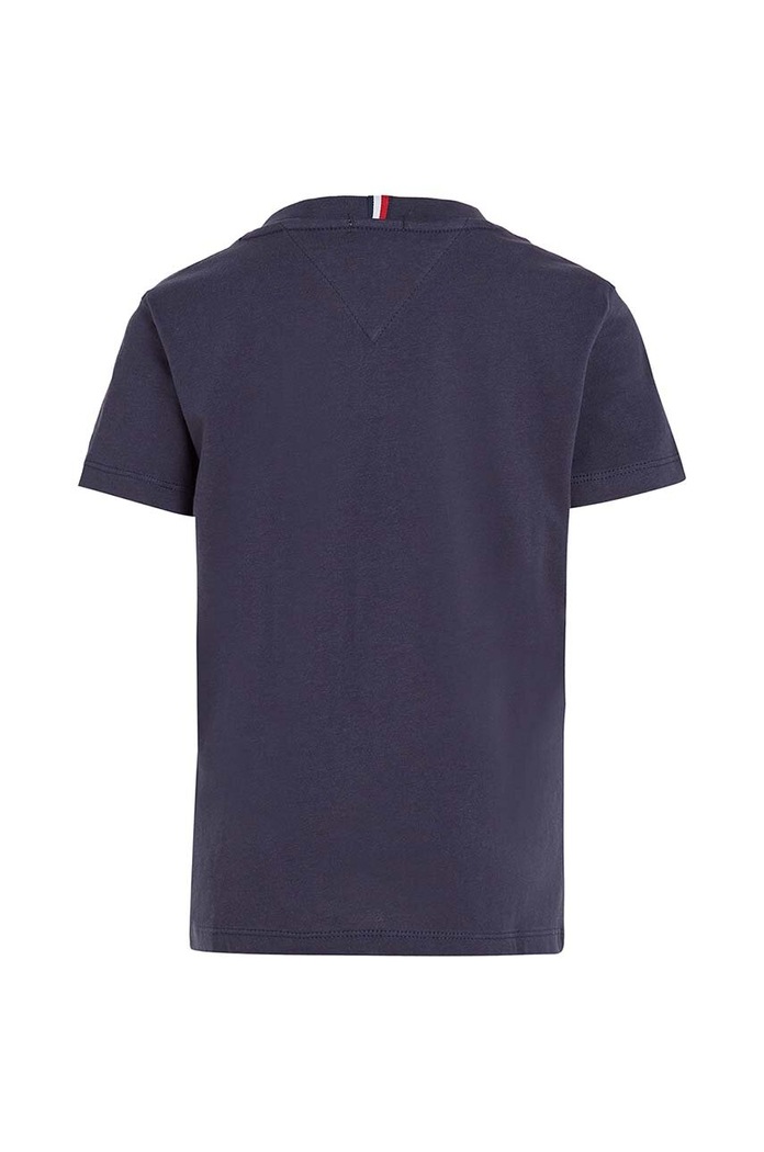 Αγορίστικα Παιδικό βαμβακερό μπλουζάκι Tommy Hilfiger KS0KS00210 σκούρο μπλε