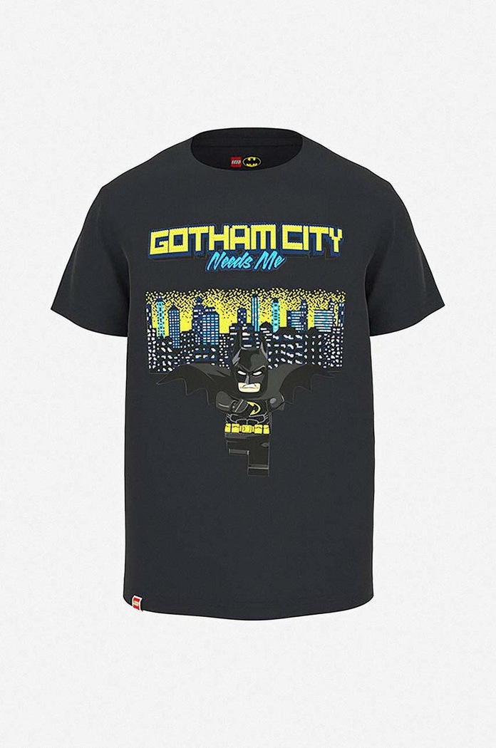 Lego tricou de bumbac pentru copii uni negru 12010510