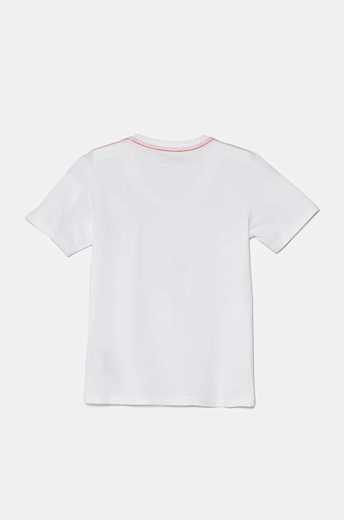 Băieți Guess tricou de bumbac pentru copii L73I55.K8HM0.9BYH alb