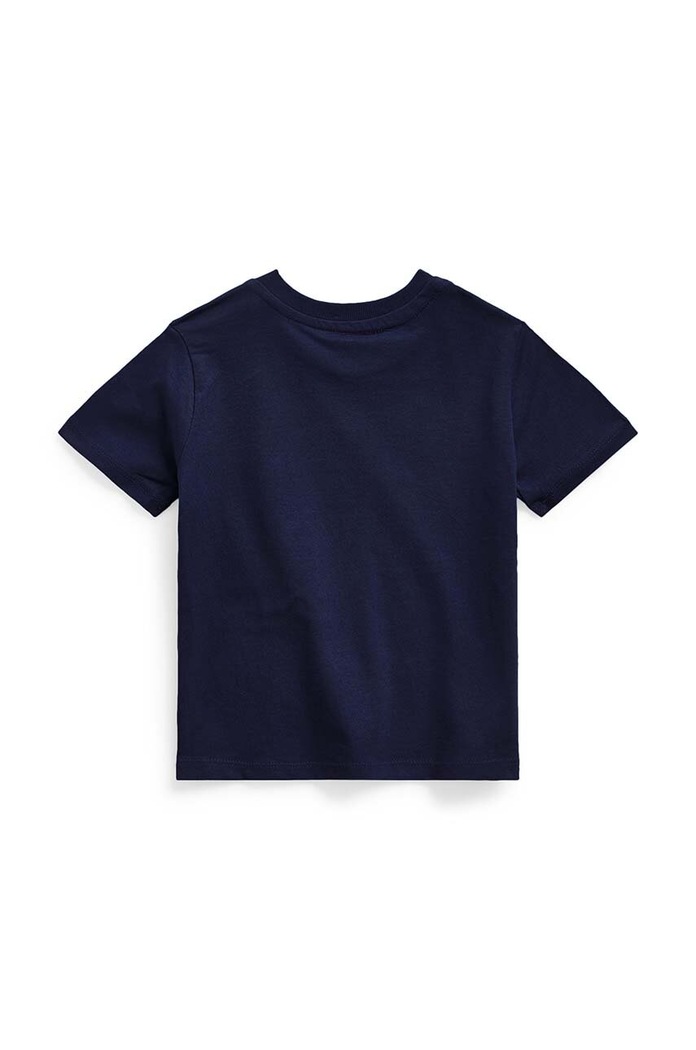 Polo Ralph Lauren t-shirt bawełniany niemowlęcy 320832904035 granatowy AA00