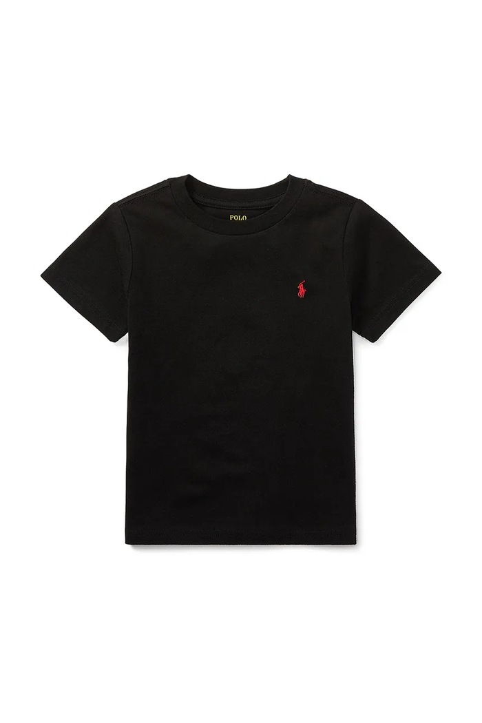 Polo Ralph Lauren t-shirt bawełniany dziecięcy bawełna czarny 322832904036