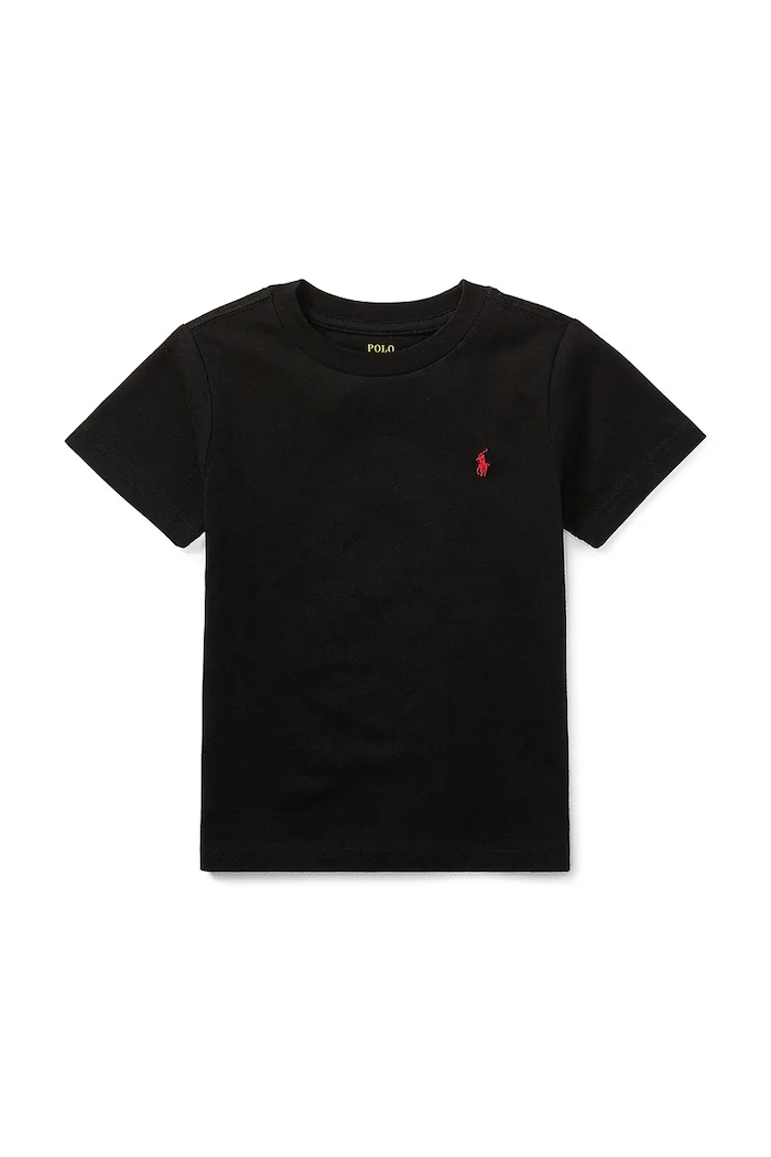 Polo Ralph Lauren t-shirt bawełniany dziecięcy bawełna czarny 322832904036