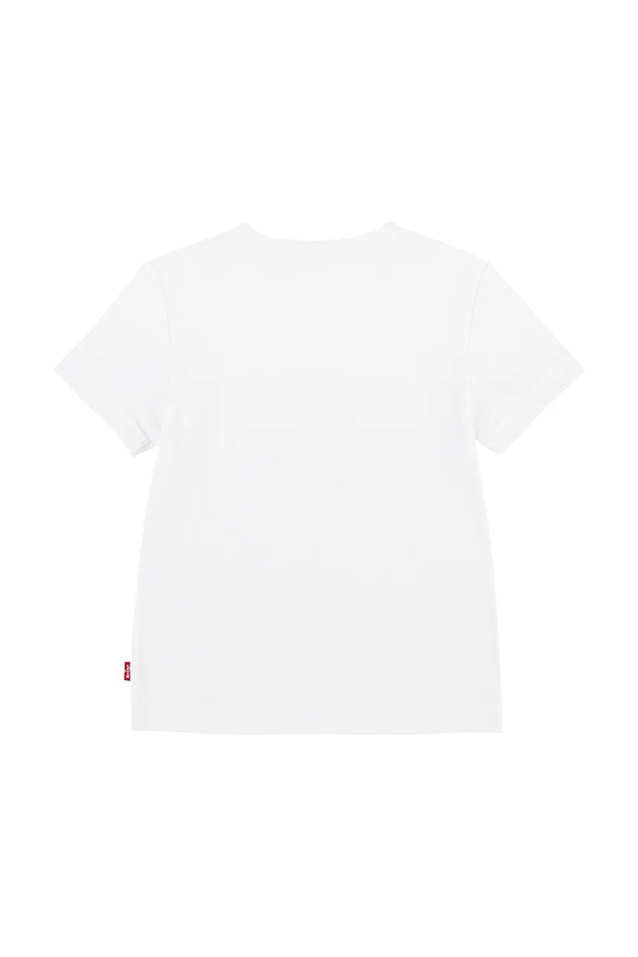 Levi's tricou de bumbac pentru copii MY FIRST BATWING TEE 9EM318 alb AA00