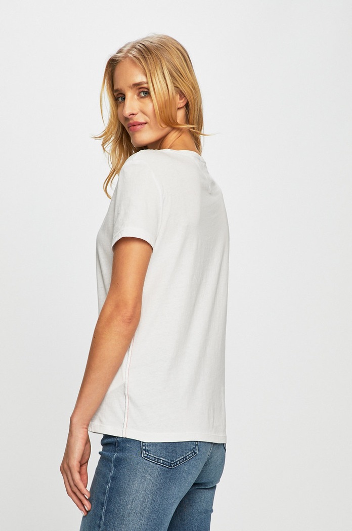 Oblečenie Tommy Jeans - Top DW0DW04709 biela