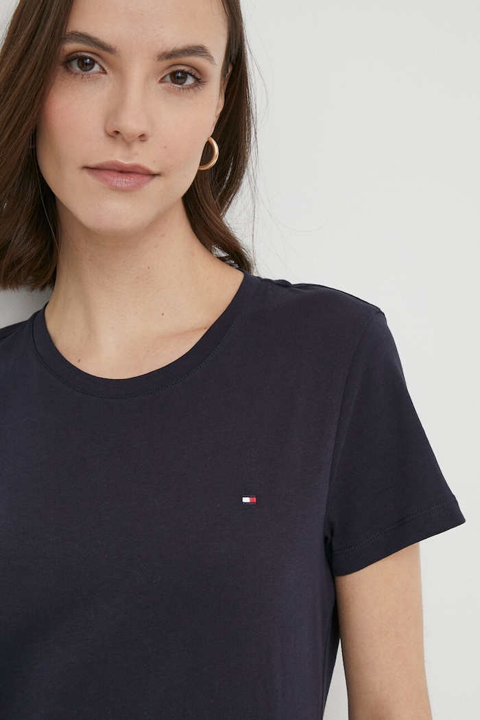 Tommy Hilfiger - Tričko WW0WW22043 tmavomodrá AA00