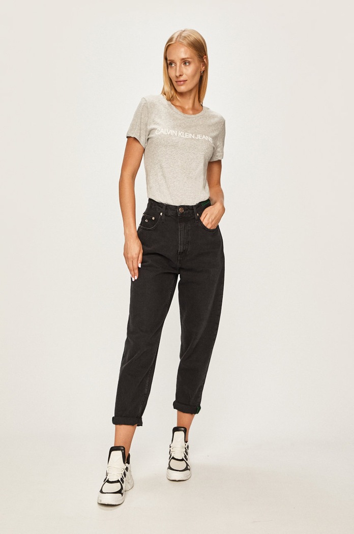 Tričko Calvin Klein Jeans J20J207879 šedá AA00
