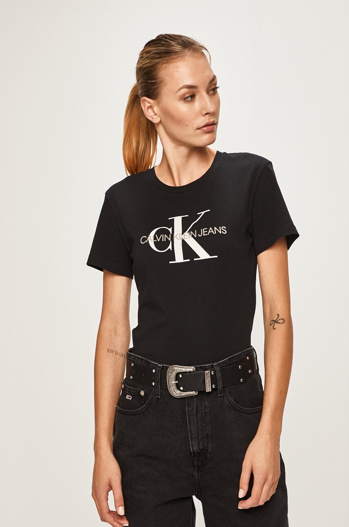 Calvin Klein Jeans - Тениска черен J20J207878