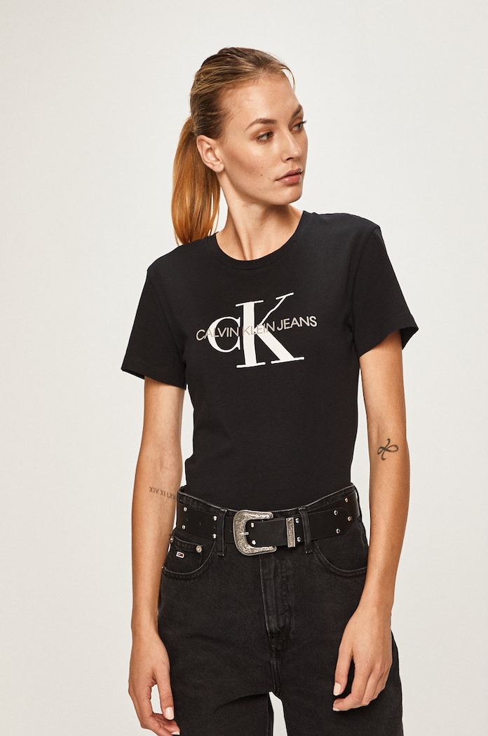 Calvin Klein Jeans - Тениска черен J20J207878