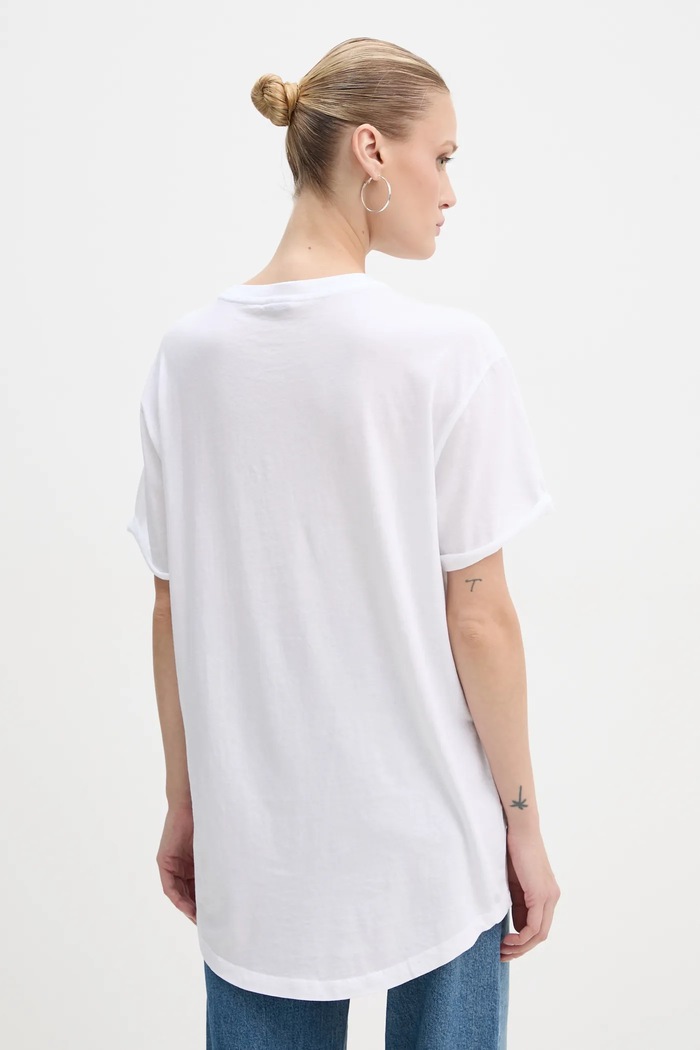 Îmbrăcăminte G-Star tricou din bumbac Lash fem loose r t D16902.4107 alb