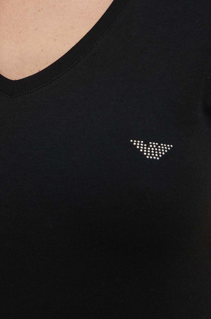 T-shirt lounge Emporio Armani Underwear 164407.CC318 czarny
