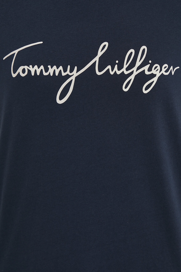 Tommy Hilfiger t-shirt bawełniany granatowy WW0WW24967.NOS
