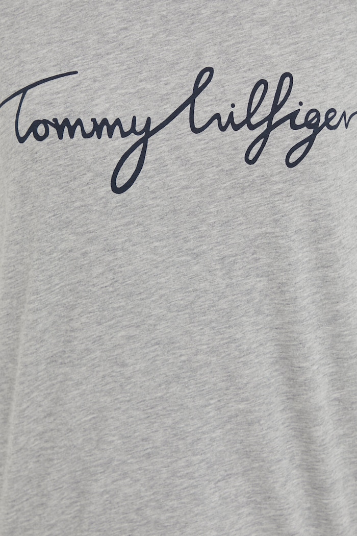 Tommy Hilfiger t-shirt in cotone grigio WW0WW24967.NOS