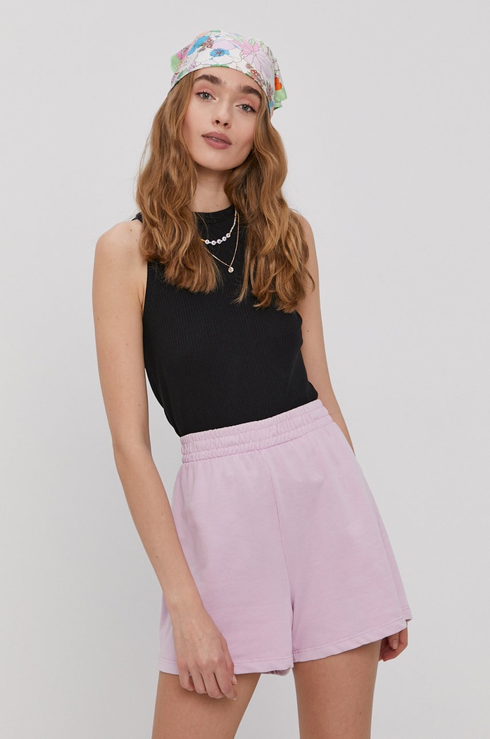 Vero Moda Top z elastanem czarny 10230435
