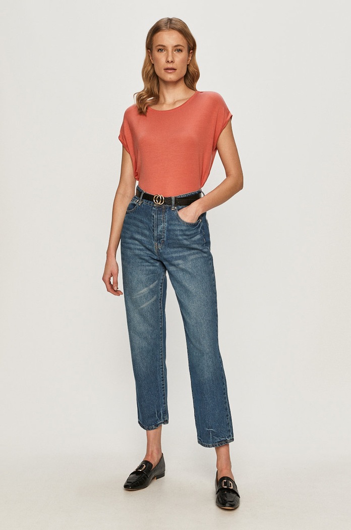 Vero Moda - Tričko 10187159. oranžová AA00