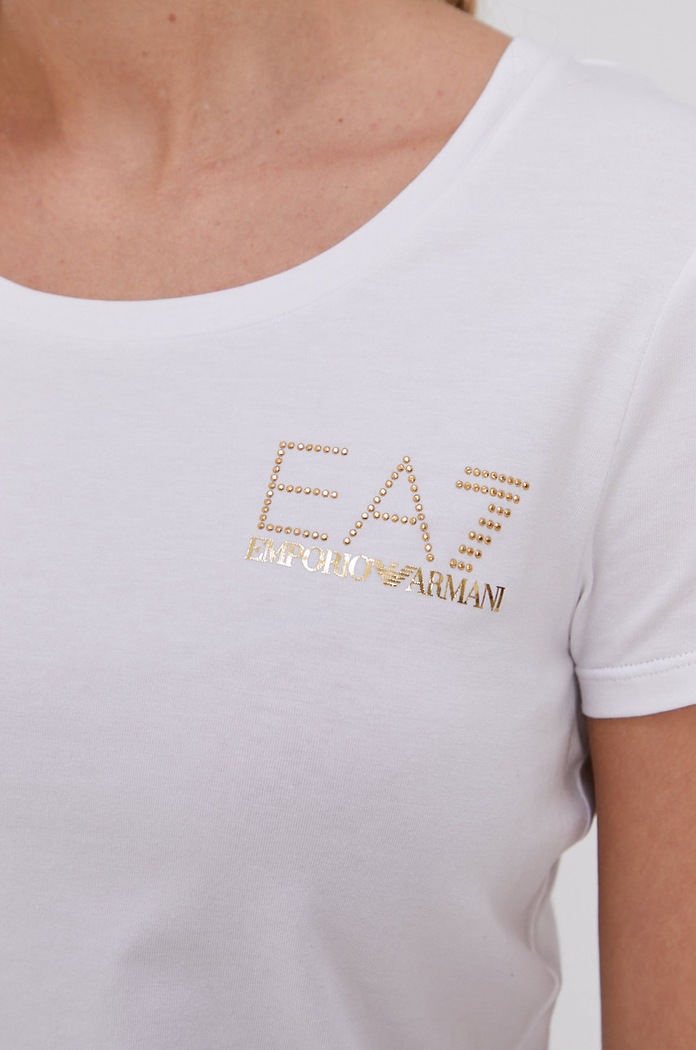 EA7 Emporio Armani t-shirt 8NTT65.TJ28Z fehér
