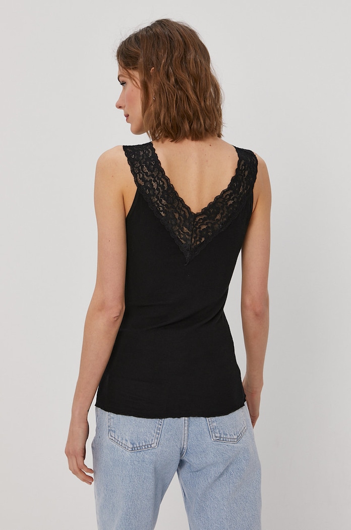 Odzież Pieces Top 17094482 czarny