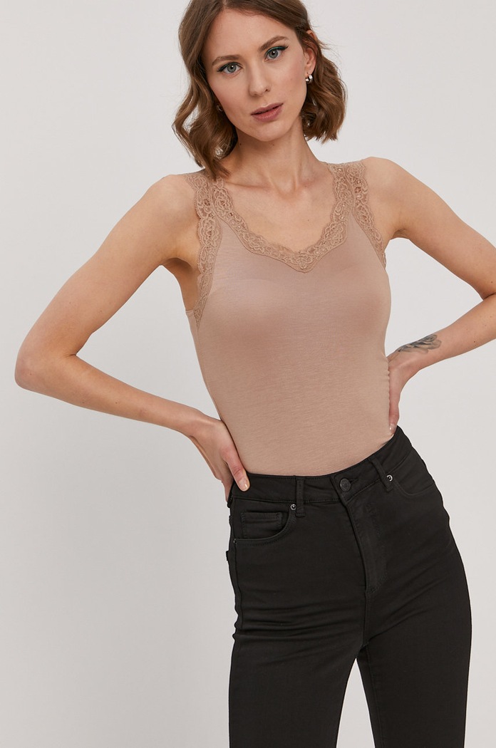 Top Pieces s elastanom béžová 17106017