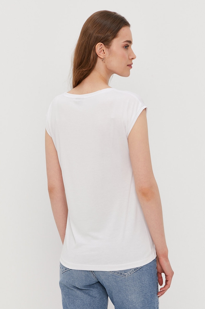Odzież Pieces T-shirt 17095260 biały