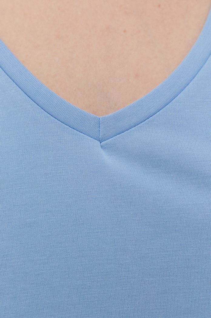 T-shirt Pieces niebieski 17095260