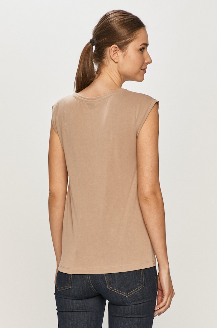 Odzież Pieces T-shirt 17095260 beżowy