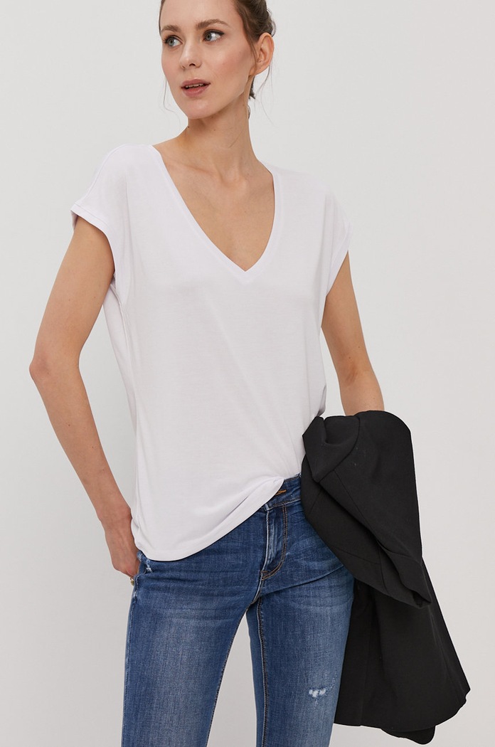 Vero Moda T-shirt pozostałe biały 10247666