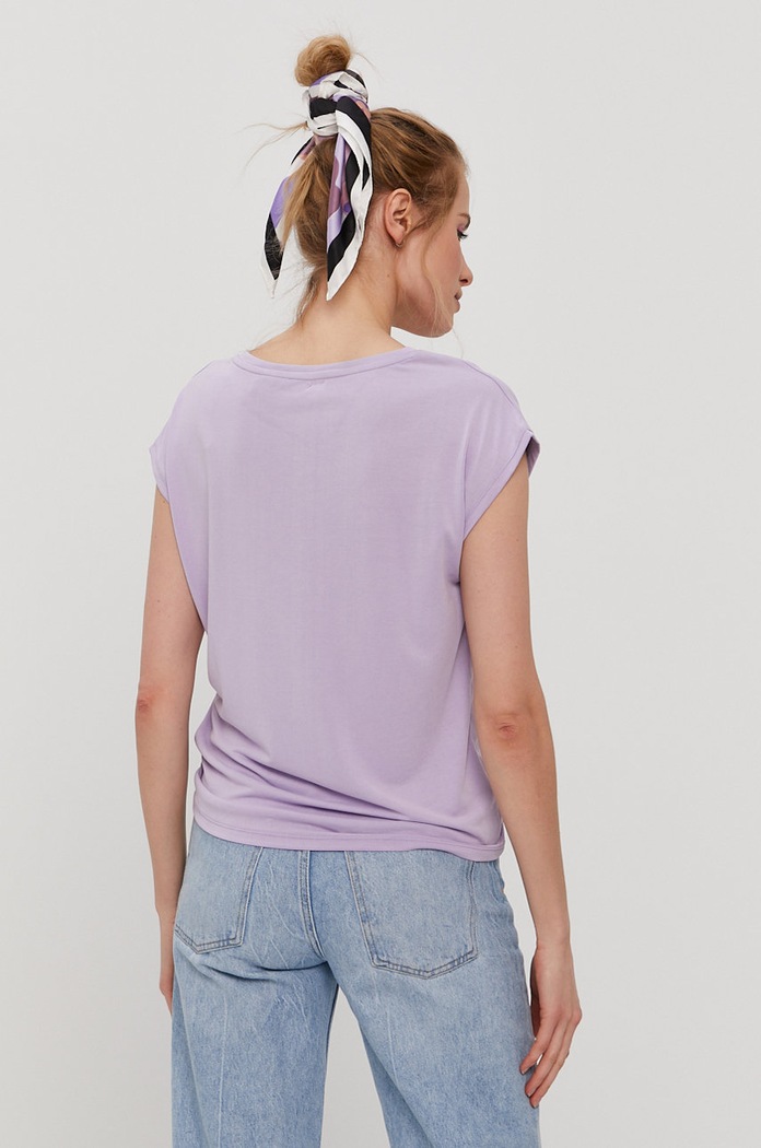 Odzież Vero Moda T-shirt 10247666 fioletowy