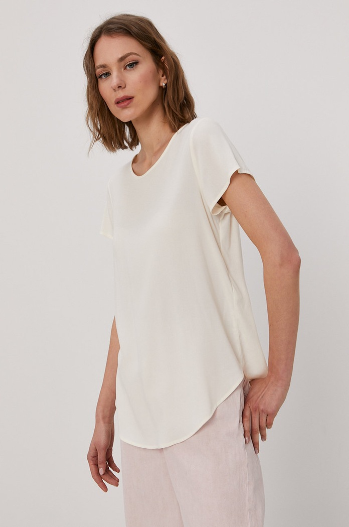 Vero Moda Bluzka 10248152 beżowy AA00