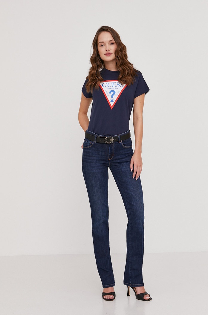 Guess Tricou W1GI50.I3Z11 bleumarin AA00