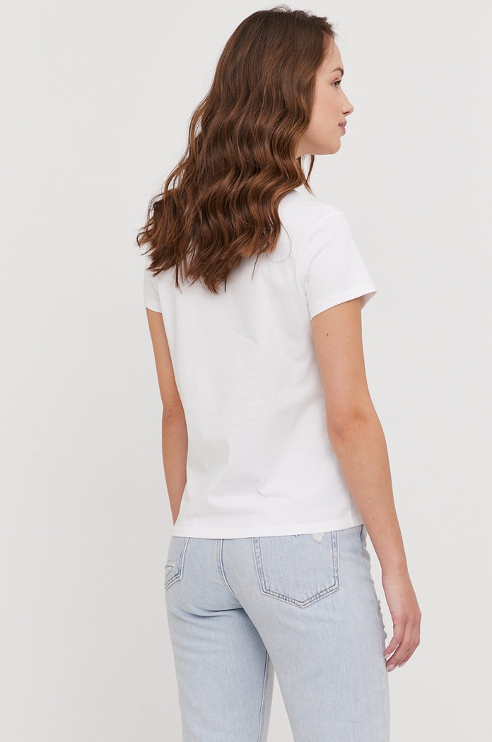 Îmbrăcăminte Guess Tricou W1GI52.I3Z11 alb