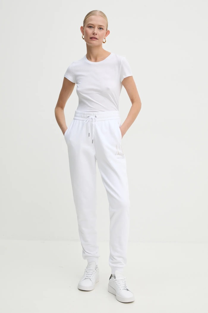 Bavlnené tričko Armani Exchange 8NYT82.YJ16Z.NOS biela AA00