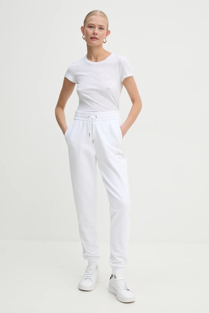 Bavlnené tričko Armani Exchange 8NYT82.YJ16Z.NOS biela AA00