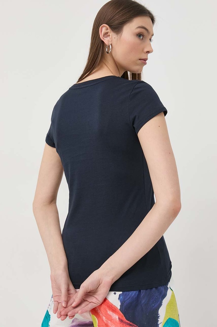 Odjeća Armani Exchange Pamučna majica Armani Exchange 8NYT82.YJ16Z.NOS mornarsko plava